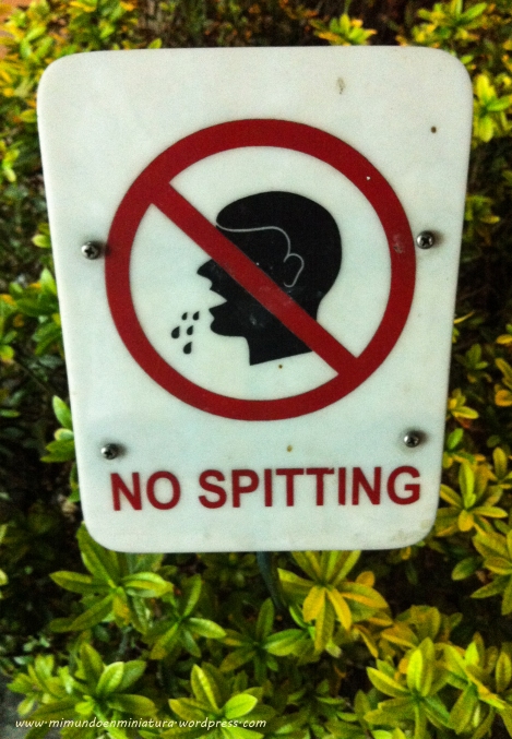 Este cartel estaba en la puerta de nuestro hotel, en Bangkok, ya ven que la cosa es seria.